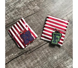 Stickserie - ITH Anhänger College Buchstaben